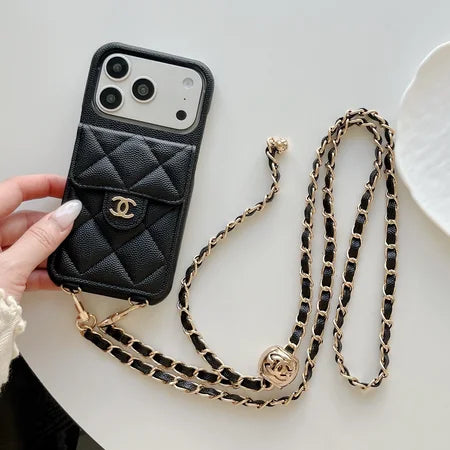 Luxury Leather Crossbody Wallet Case for iPhone 13-18 Pro & Pro Max
