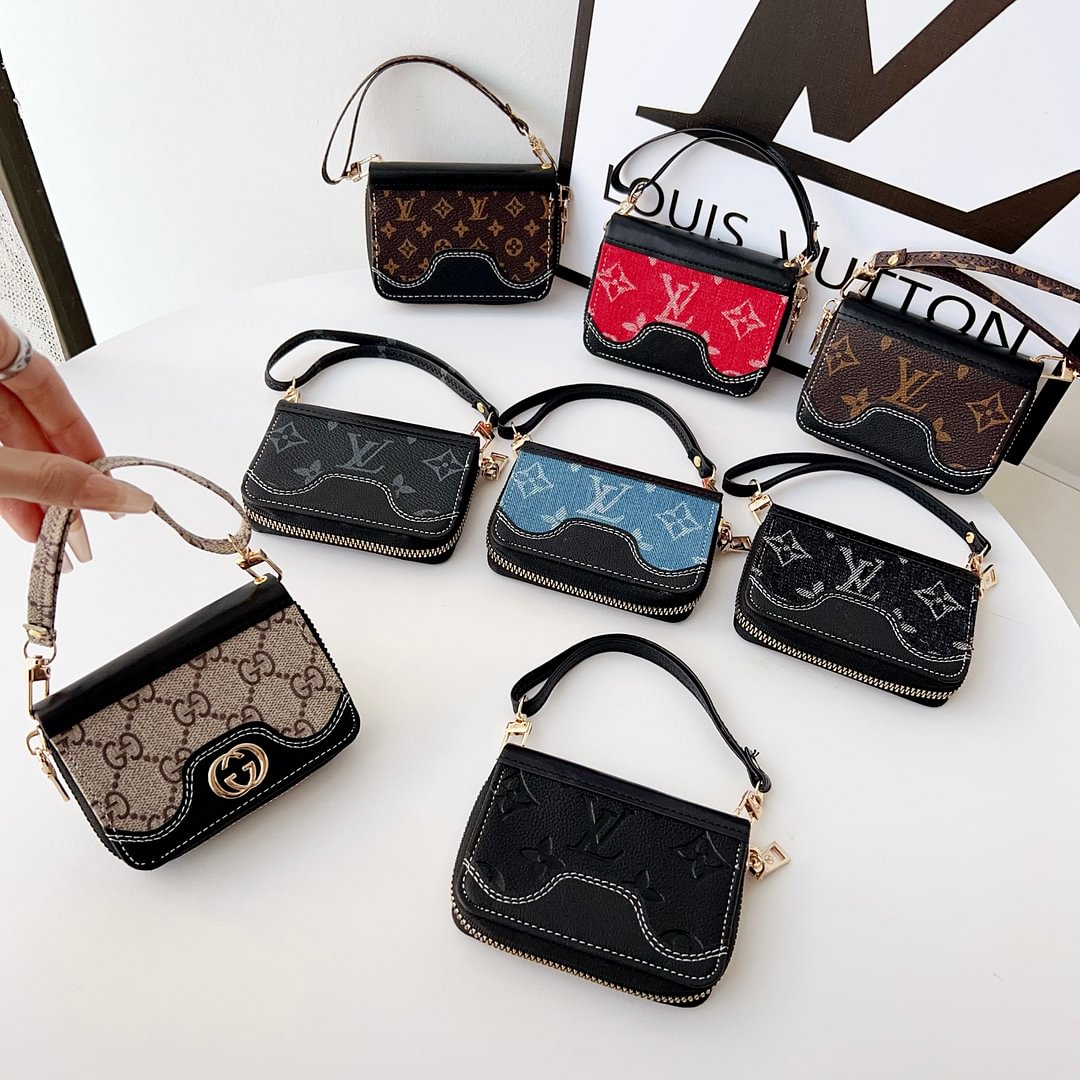 Mini Handbag Zip Wallet Gucci Card Holder Leather Coin Purse Roxy New