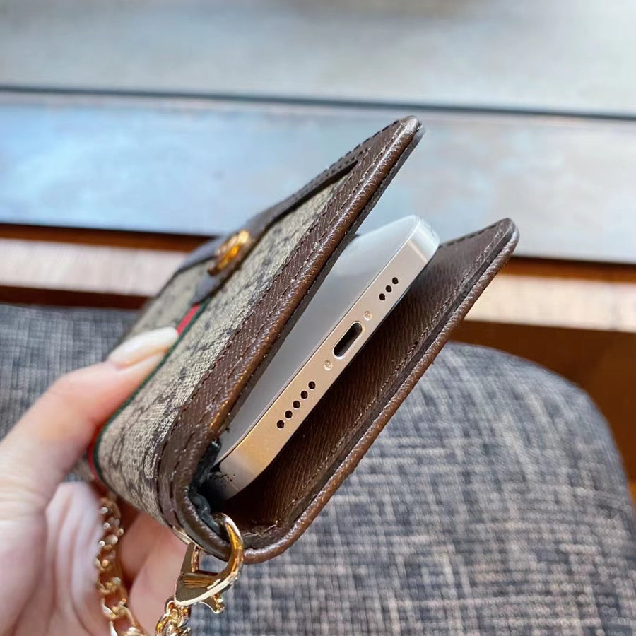 Luxury Phone Bag, Case, and Card Holder for Samsung Roxy New