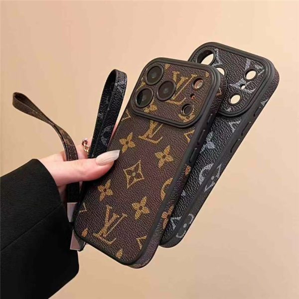 Louis Vuitton Phone Monogram Case with Strap For iPhone 13-18 Pro & Pro Max