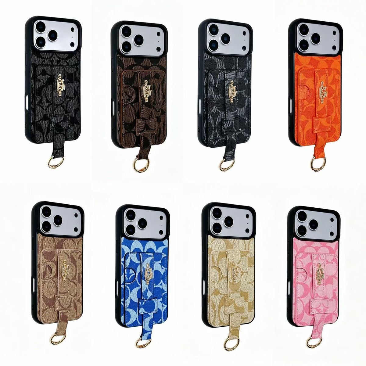 Luxury Case with Card Holder For iPhone for iPhone 14-18 Pro & Pro Max