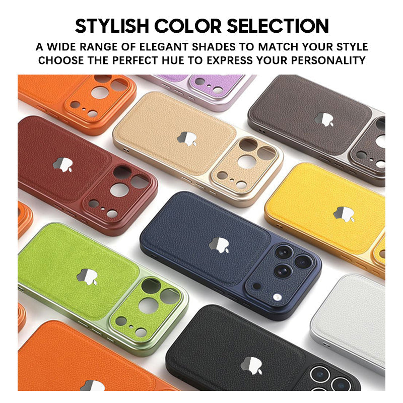 Leather Texture Case for iPhone 13-18 Pro & Pro Max