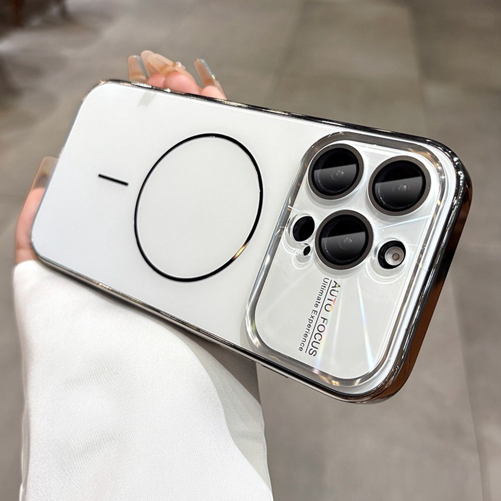 Glass Camera Lens Shell Case for iPhone 12-18 Series