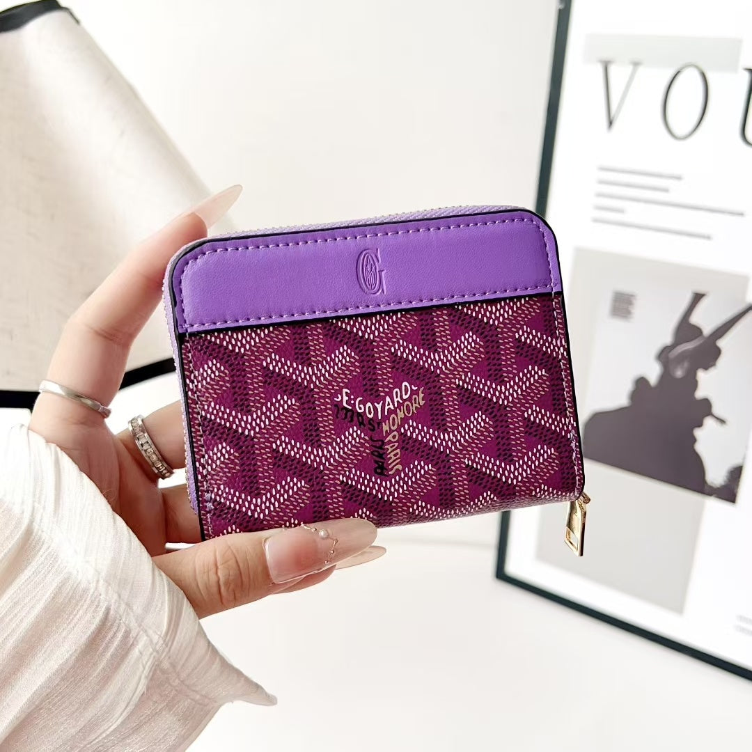 GYD Luxurious Multi-Slot Compact Zip Wallet