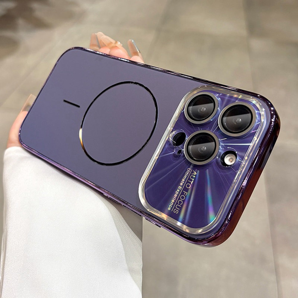 Glass Camera Lens Shell Case for iPhone 12-18 Series