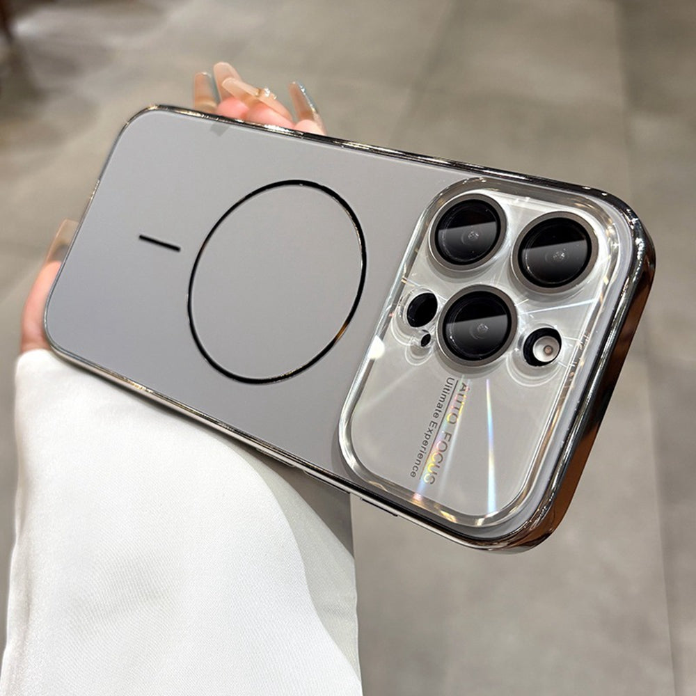 Glass Camera Lens Shell Case for iPhone 12-18 Series