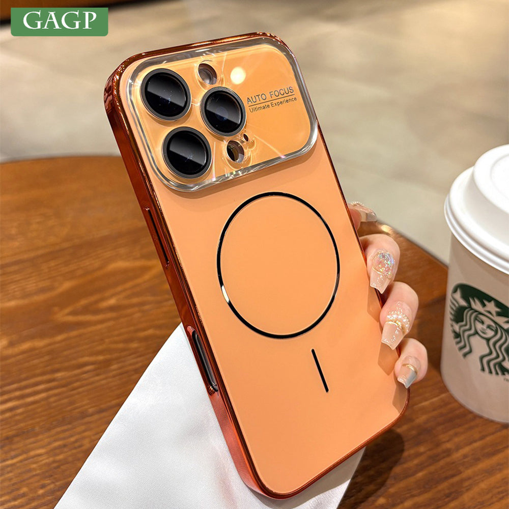 Glass Camera Lens Shell Case for iPhone 12-18 Series