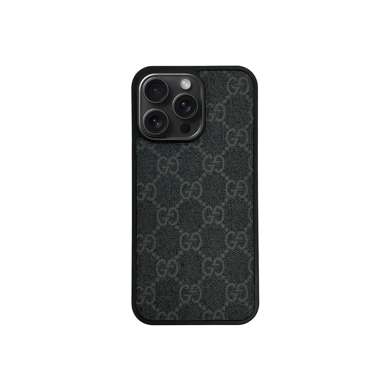 GG Designer Monogram MagSafe Case for iPhone 12-18 Pro & Pro Max