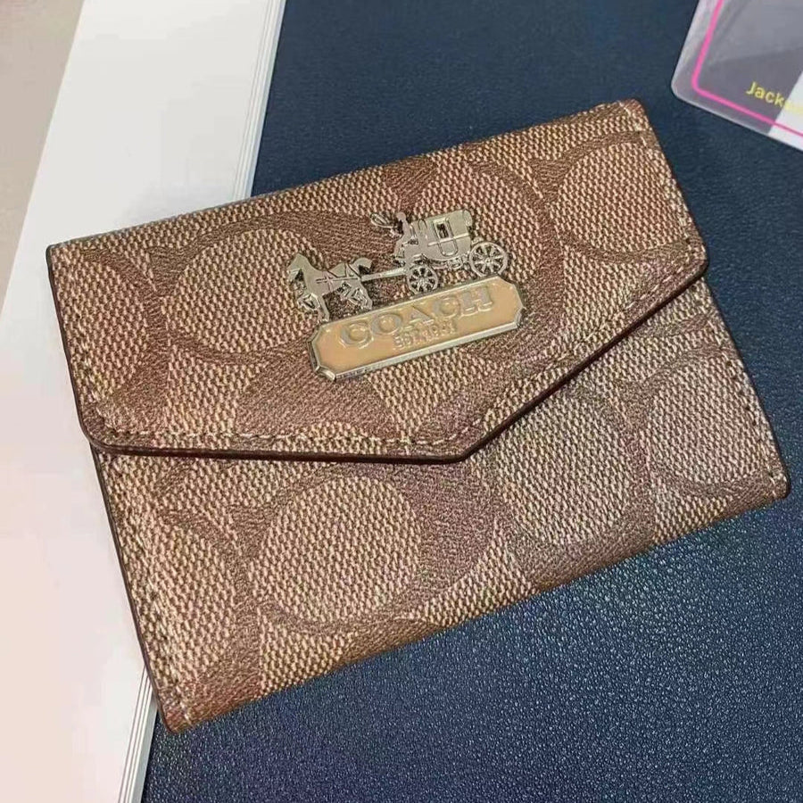 Luxury Coach Canvas Wallet