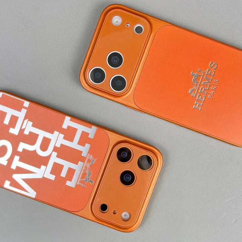 HRM Leather Case with Bold Graphic Typography for iPhone 14-18 Pro & Pro Max