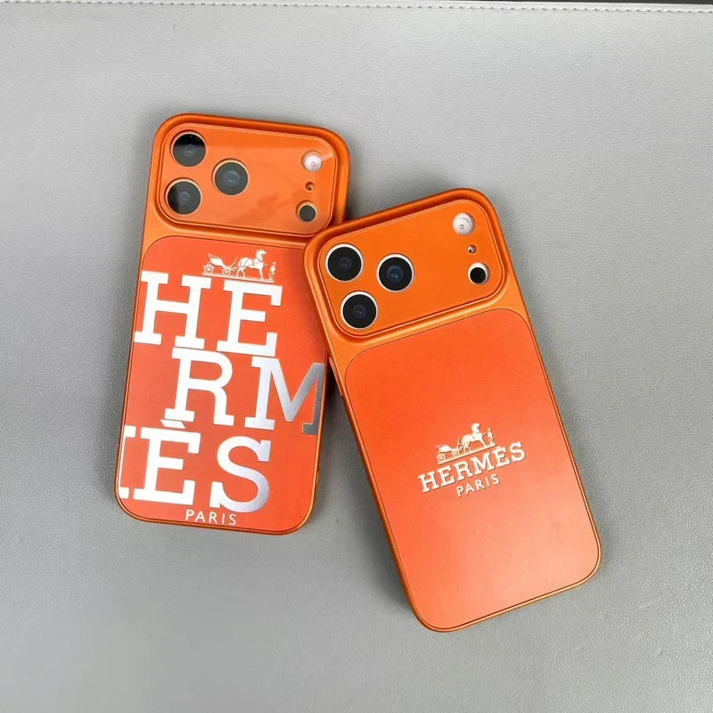 HRM Leather Case with Bold Graphic Typography for iPhone 14-18 Pro & Pro Max