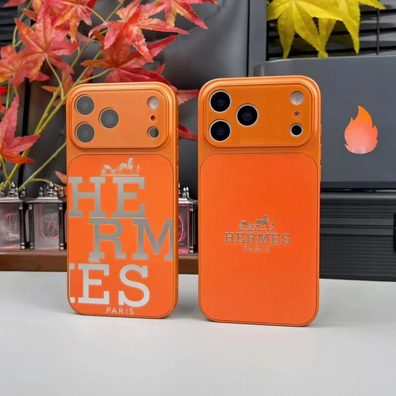 HRM Leather Case with Bold Graphic Typography for iPhone 14-18 Pro & Pro Max