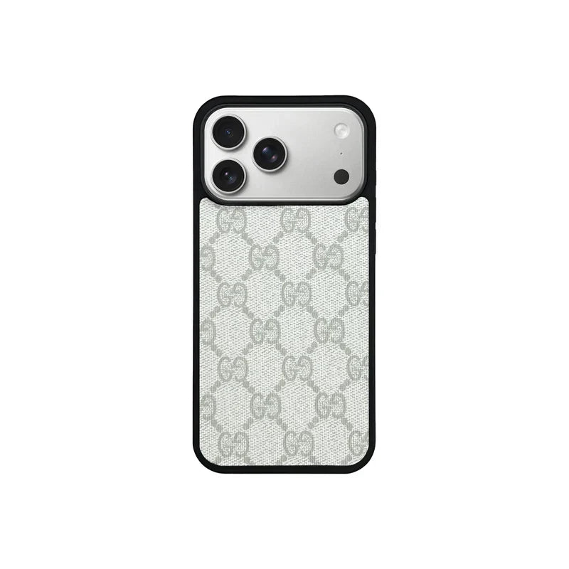 GG Designer Monogram MagSafe Case for iPhone 12-18 Pro & Pro Max