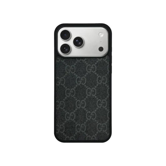 GG Designer Monogram MagSafe Case for iPhone 12-18 Pro & Pro Max