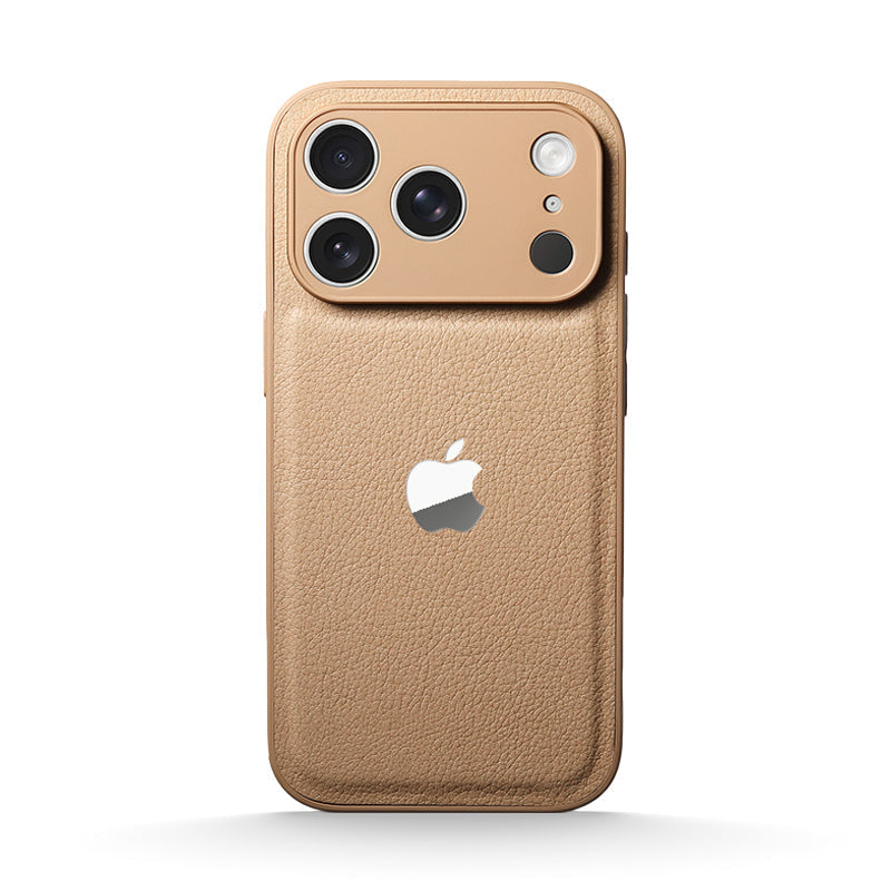 Lychee Grain Leather Case for iPhone 12-18 Pro & Pro Max