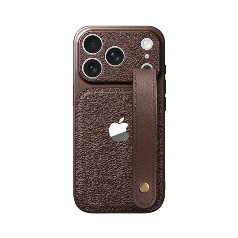Leather Wristband Case for iPhone 13-18 Pro & Pro Max