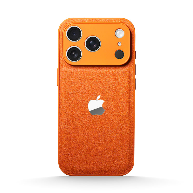 Lychee Grain Leather Case for iPhone 12-18 Pro & Pro Max
