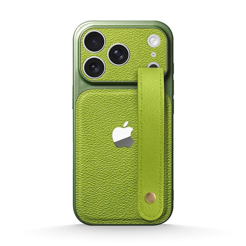 Leather Wristband Case for iPhone 13-18 Pro & Pro Max