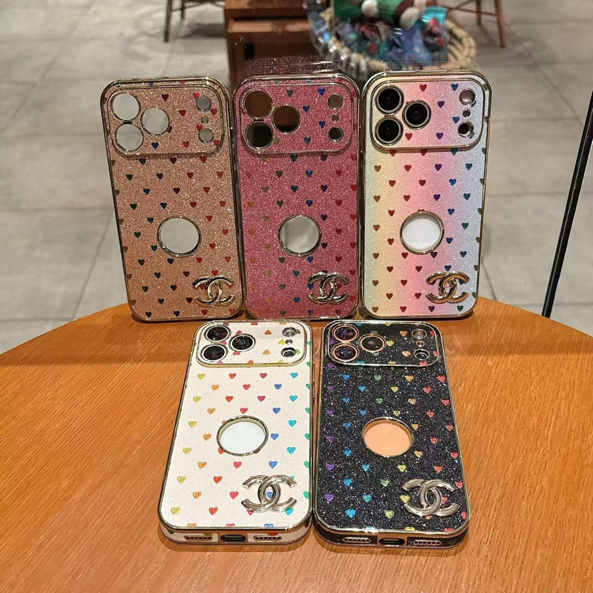Luxury Chanel Phone Case for iPhone 12-18 Pro & Pro Max