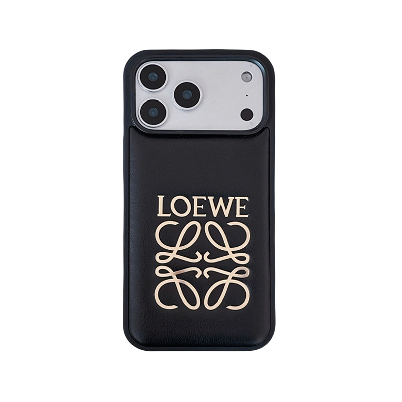 Stylish iPhone Loewe Brown Case For iPhone 12-18 Pro & Pro Max