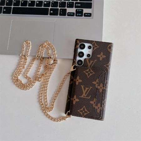Premium Leather Card Holder Sling Case for Samsung Galaxy S22-S26 Series