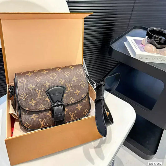 Luxury Brand Bag High-Quality Leather Monogram Pattern
