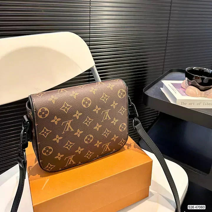 Luxury Brand Bag High-Quality Leather Monogram Pattern