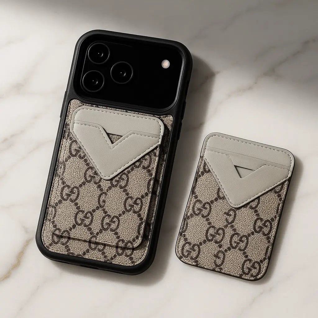 Luxe Louis Vuitton Leather Case For iPhone 12-18 Pro & Pro Max