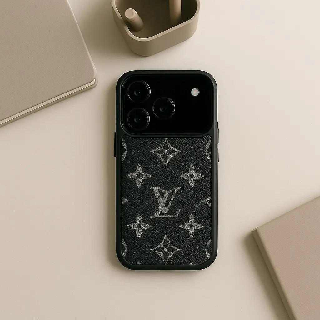 Luxe Louis Vuitton Leather Case For iPhone 12-18 Pro & Pro Max