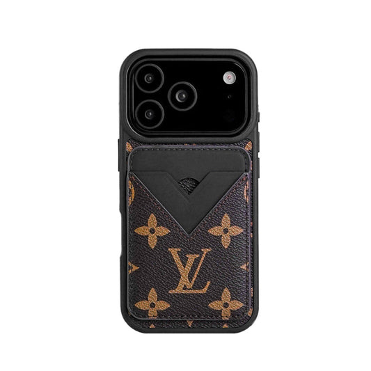 Luxe Louis Vuitton Leather Case For iPhone 12-18 Pro & Pro Max