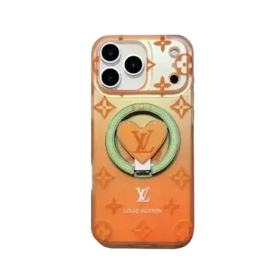 Louis Vuitton Colorful Heart Magnetic Holder For iPhone 13-18 Pro & Pro Max