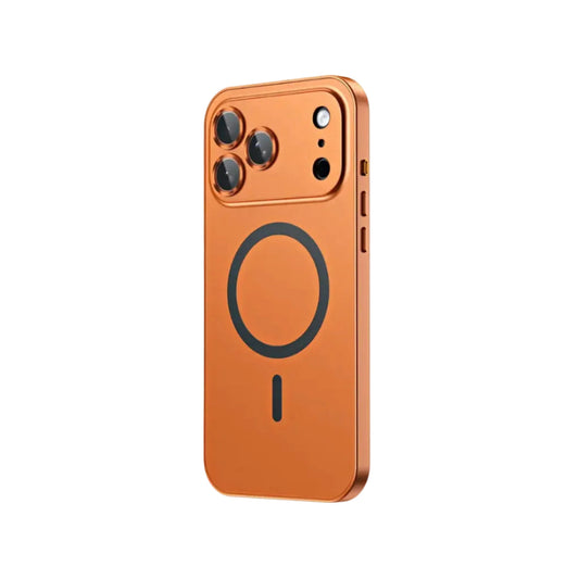 Luxurious Aluminium Magnetic Case Lens Glass Protective For iPhone 12-18 Pro & Pro Max