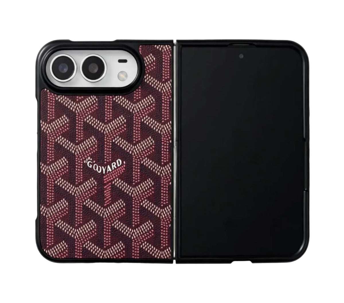 Luxury GYD Monogram Foldable Case for iPhone Duo