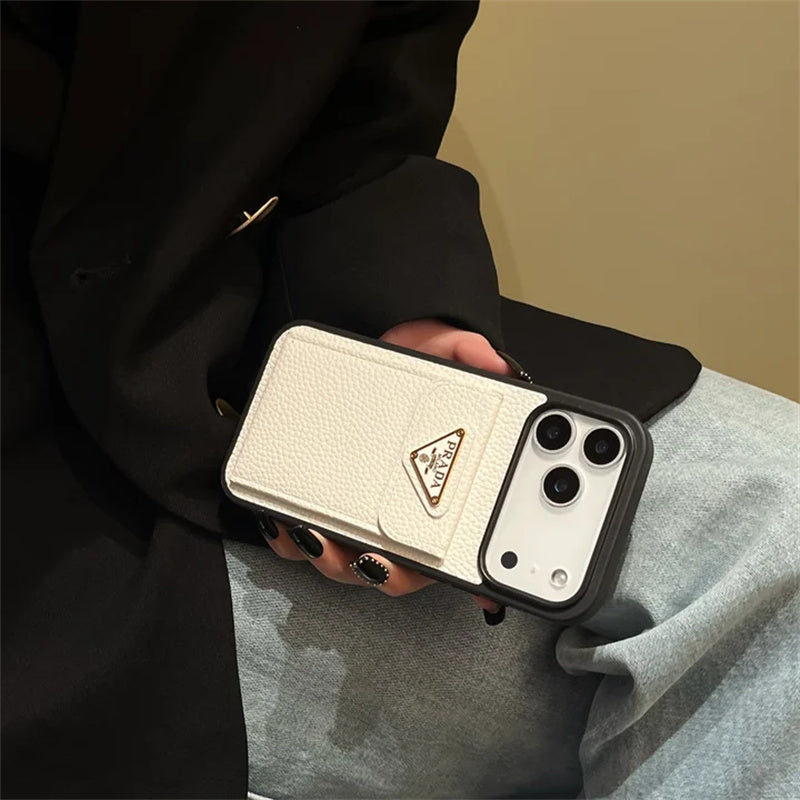 Luxury PRADA Phone Case For iPhone 13-18 Pro & Pro Max