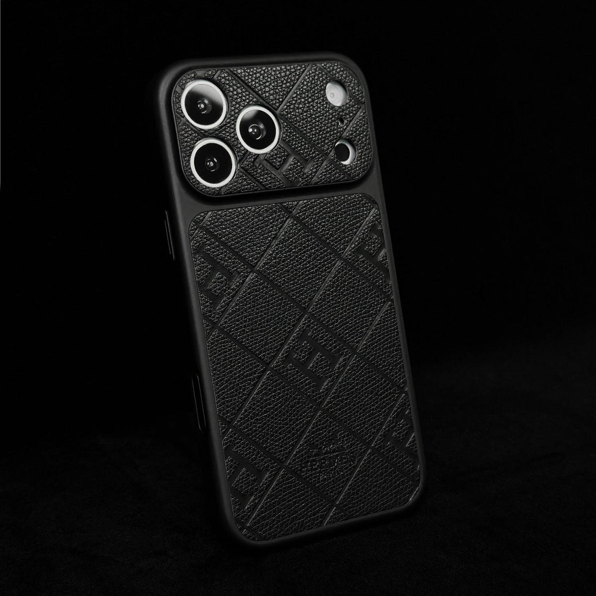 Luxury HRM Leather Phone Case for iPhone 14-18 Pro & Pro Max