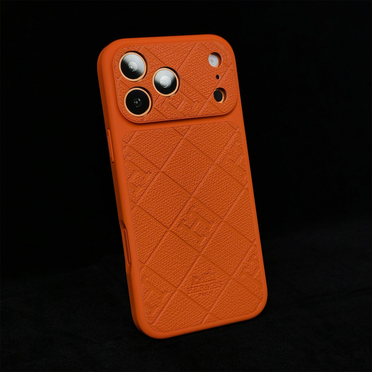 Luxury HRM Leather Phone Case for iPhone 14-18 Pro & Pro Max