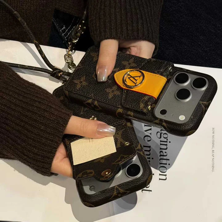 Luxury Leather Wallet Card Holder Phone Case For iPhone 13-18 Pro & Pro Max