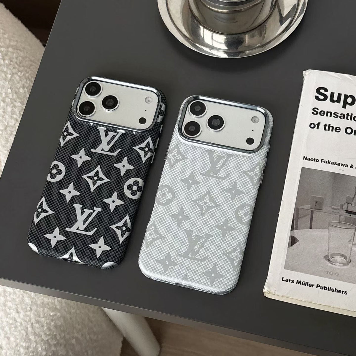 Luxury Monogram Pattern Phone Case For iPhone 14-18 Pro & Pro Max