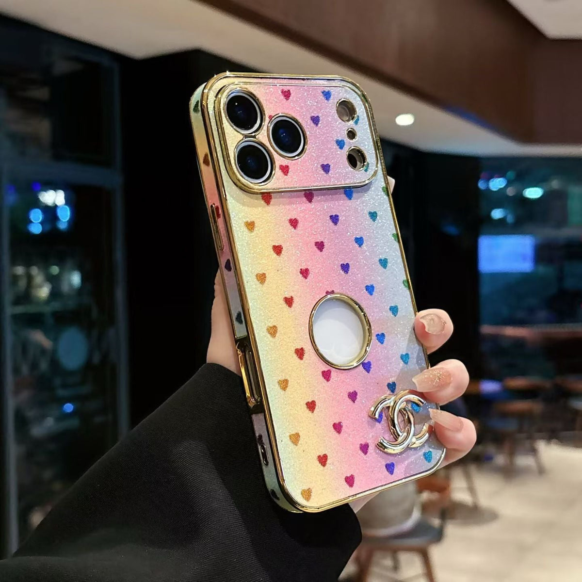 Luxury Chanel Phone Case for iPhone 12-18 Pro & Pro Max