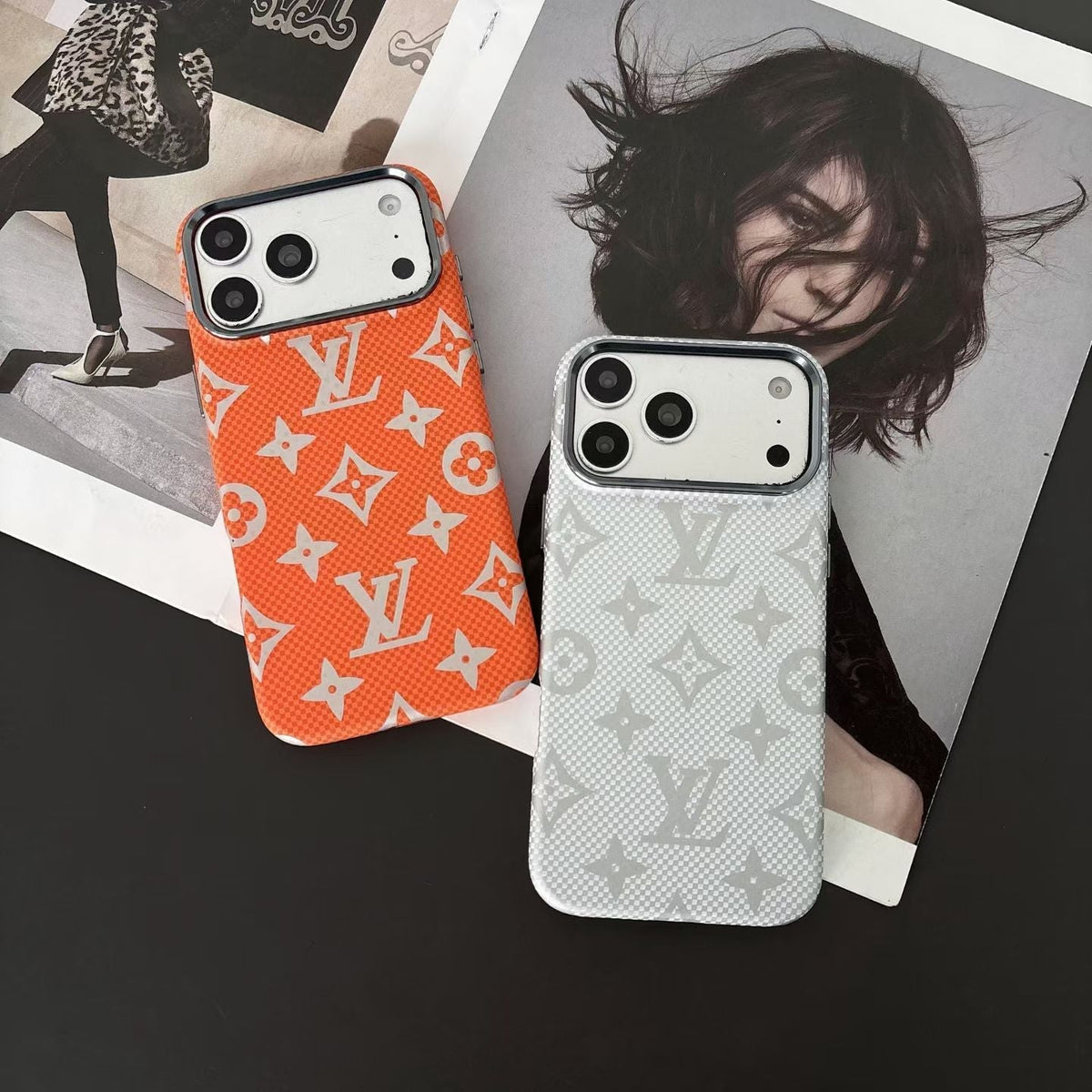 Luxury Monogram Pattern Phone Case For iPhone 14-18 Pro & Pro Max