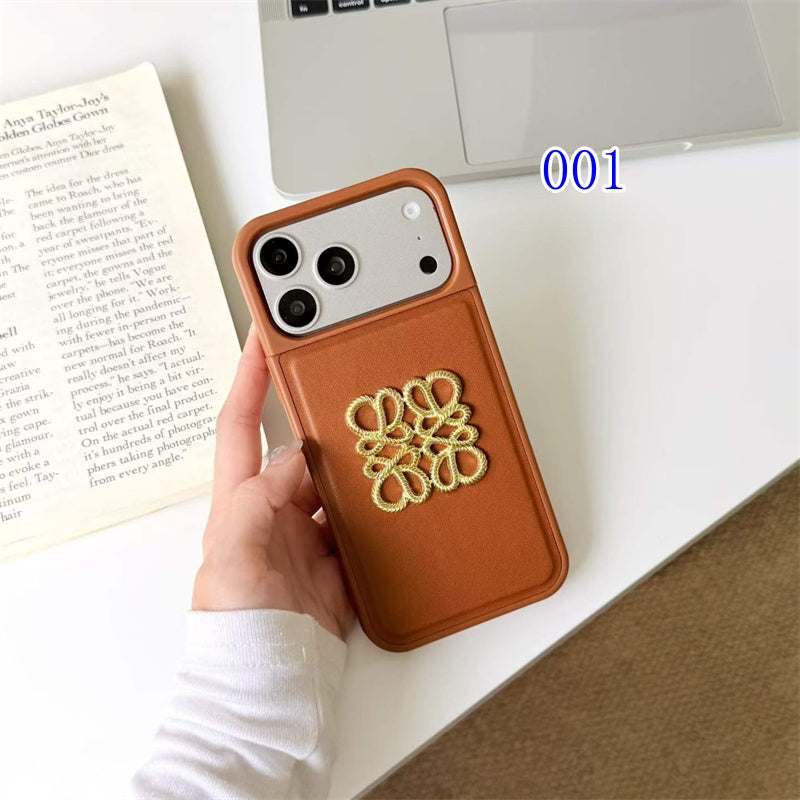 Luxury Leather Emblem iPhone Case | Premium Protection For iPhone 13-18 Pro & Pro Max