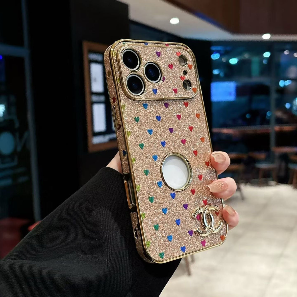 Luxury Chanel Phone Case for iPhone 12-18 Pro & Pro Max