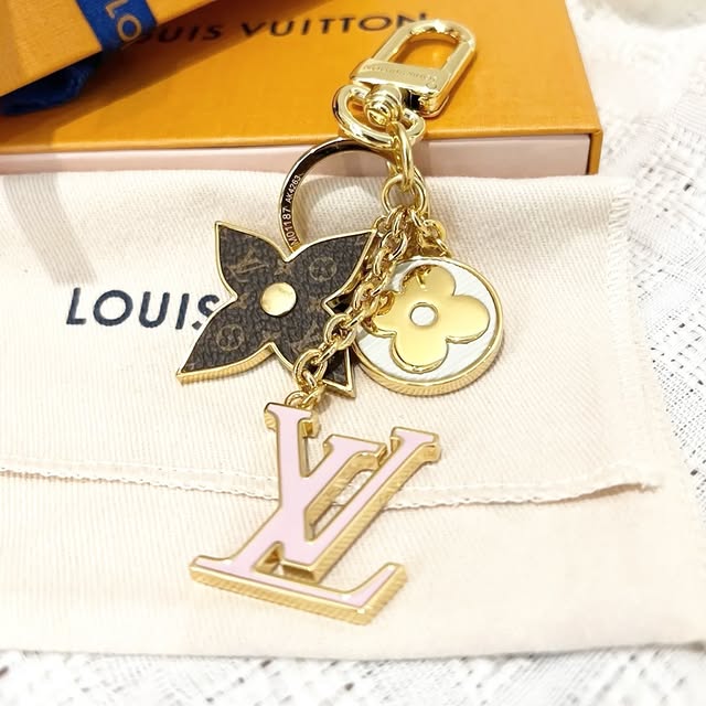Luxury Inspired Monogram Bag Charm & Keychain