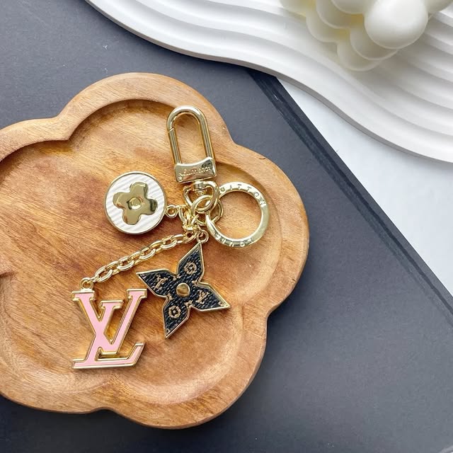 Luxury Inspired Monogram Bag Charm & Keychain
