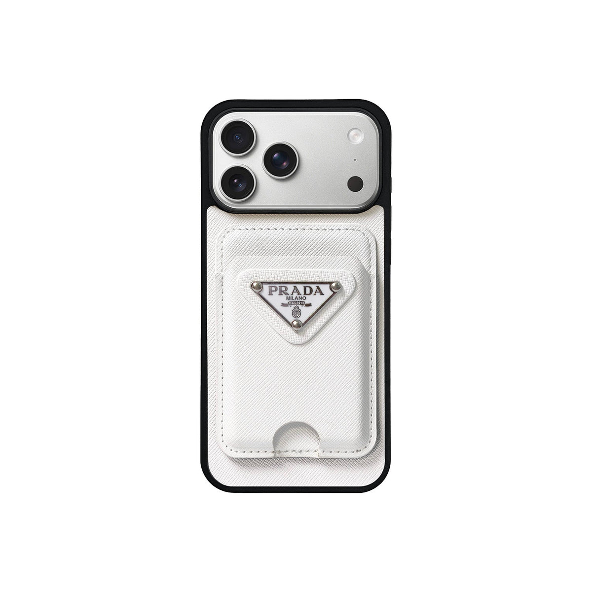 Prada MagSafe Card Holder Case For iPhone 13-18 Pro & Pro Max