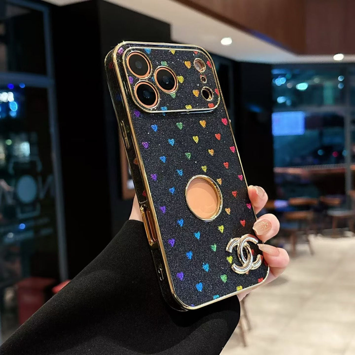 Luxury Chanel Phone Case for iPhone 12-18 Pro & Pro Max