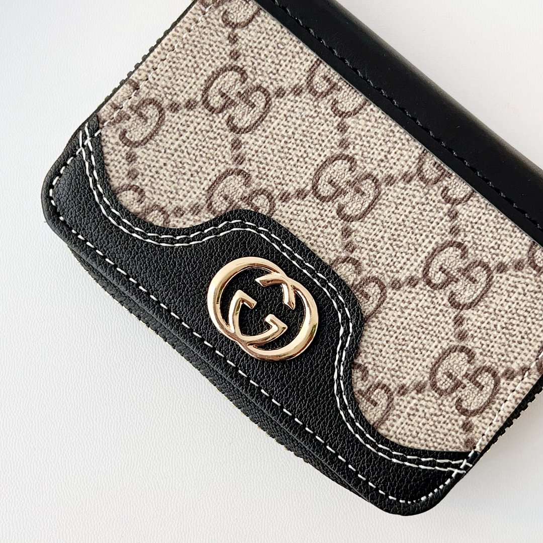 Mini Handbag Zip Wallet Gucci Card Holder Leather Coin Purse Roxy New