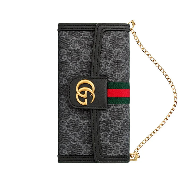 GG Classic Monogram Chain Bag Case for iPhone 12-18 Pro & Pro Max