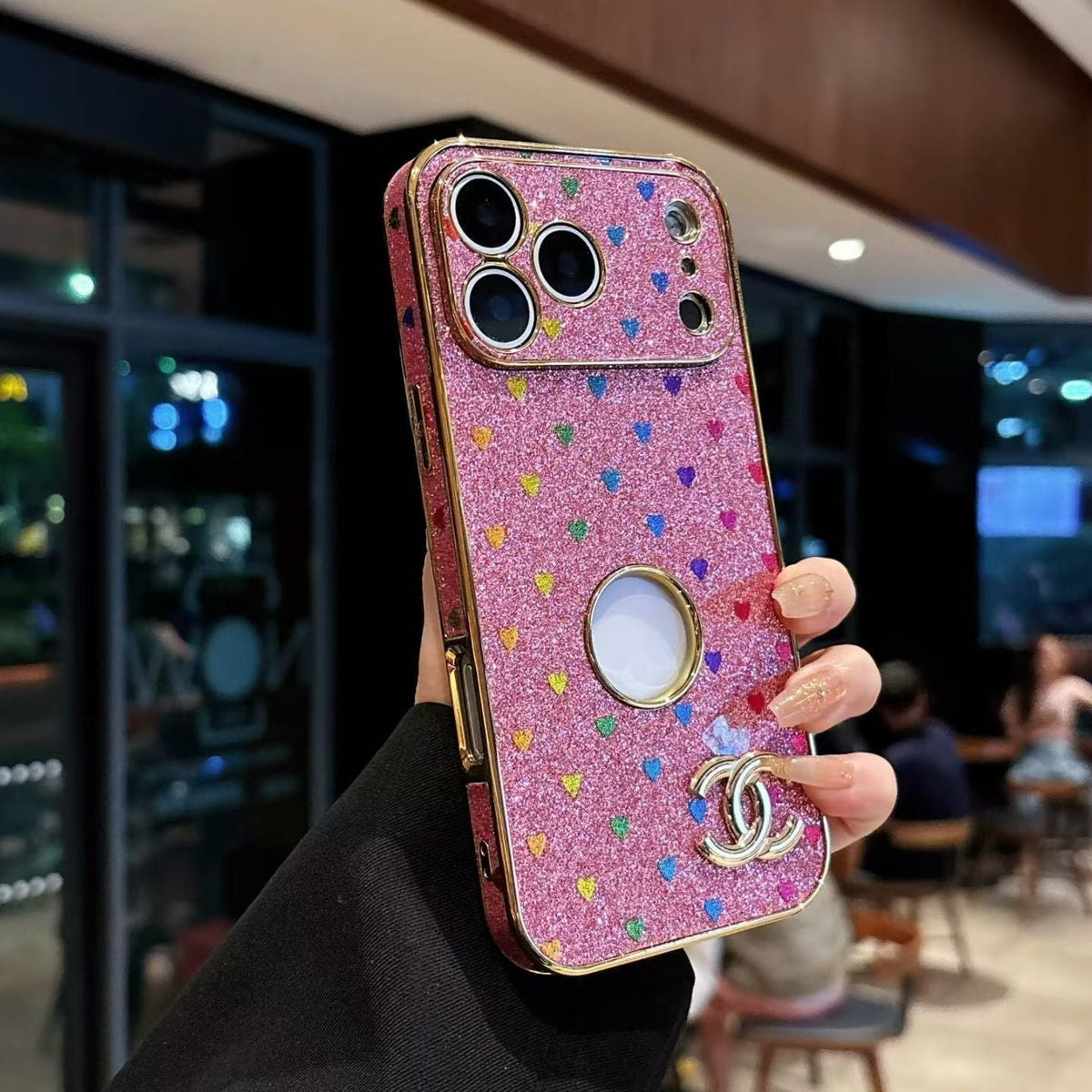 Luxury Chanel Phone Case for iPhone 12-18 Pro & Pro Max