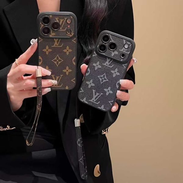 Louis Vuitton Phone Monogram Case with Strap For iPhone 13-18 Pro & Pro Max